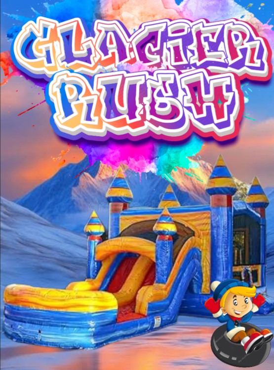 Glacier Rush Bounce & Slide Wet/Dry Combo Glacier Rush Bounce & Slide Wet/Dry Combo