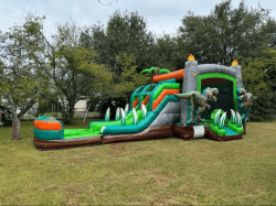 IMG 1456 1760929181 Prehistoric Plunge Inflatable Bounce & Slide Wet/Dry Combo