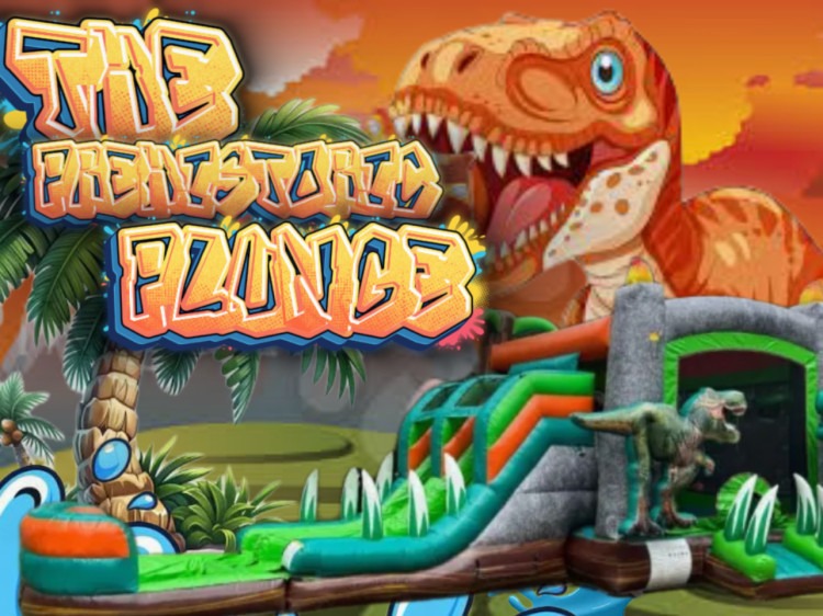 Prehistoric Plunge Inflatable Bounce & Slide Wet/Dry Combo Prehistoric Plunge Inflatable Bounce & Slide Wet/Dry Combo