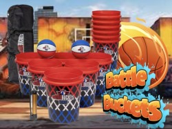 Battle Buckets Basket Ball Pong