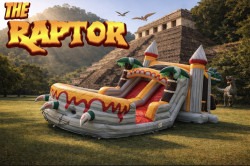 The Raptor Bounce House/Slide