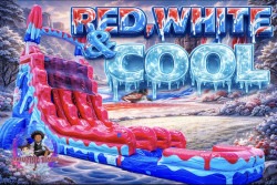 Red, White & Cool water slide