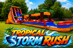 Tropical Storm Rush 24’ water slide