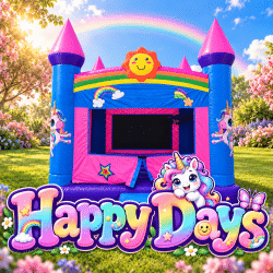 Happy Days toddler bounce house